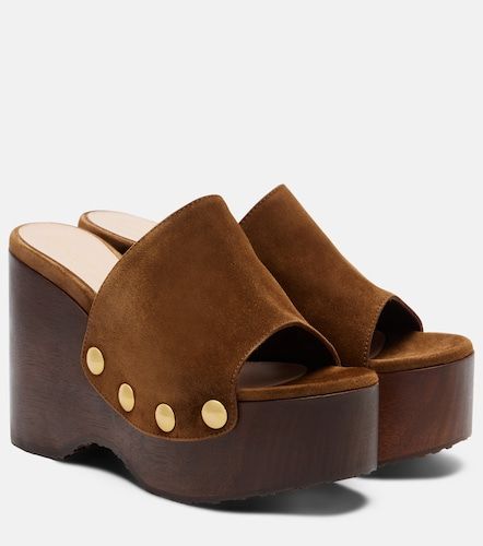 Ardea embellished suede wedges - Gianvito Rossi - Modalova