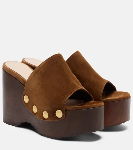 Mules Ardéa in suede con borchie - Gianvito Rossi - Modalova