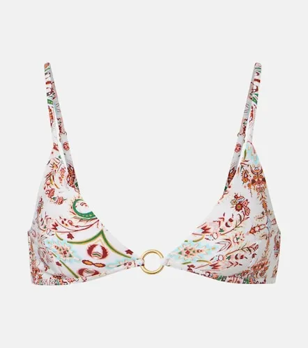 Top de bikini triangular Greece estampado - Melissa Odabash - Modalova