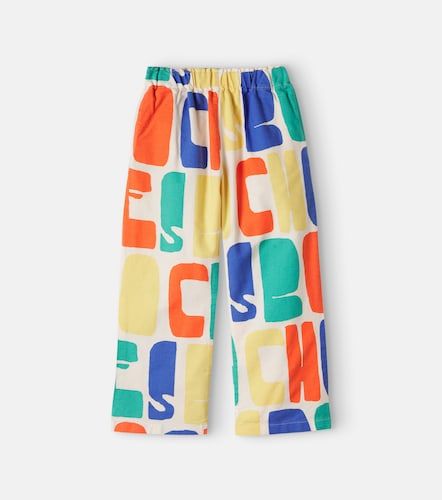 Pantalones de algodón estampados con logo - Bobo Choses - Modalova