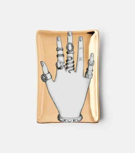 Cenicero Mano Con Anelli de porcelana - Fornasetti - Modalova
