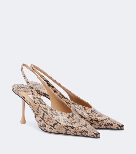 Pumps slingback Isa in pelle effetto serpente - Jimmy Choo - Modalova