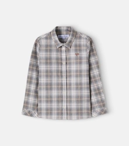 Camisa de algodón a cuadros con logo - Tartine et Chocolat - Modalova