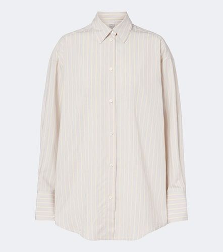 Camicia oversize in popeline a righe - Toteme - Modalova