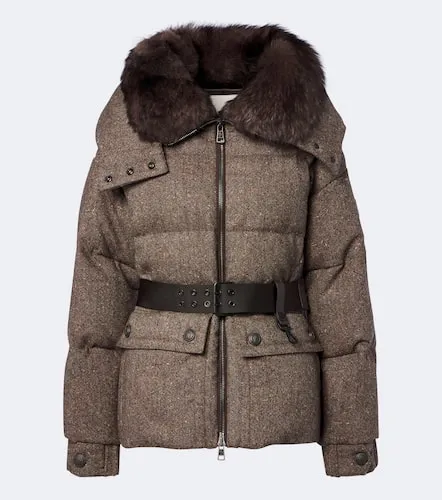 Gelise hooded virgin wool down jacket - Moncler Grenoble - Modalova