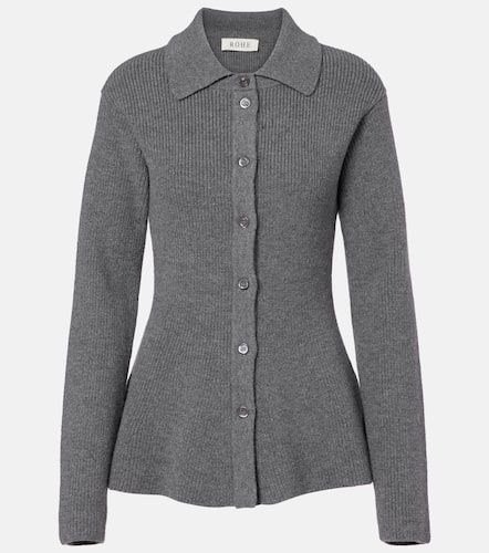 Ribbed-knit wool and cashmere cardigan - Rohe - Modalova