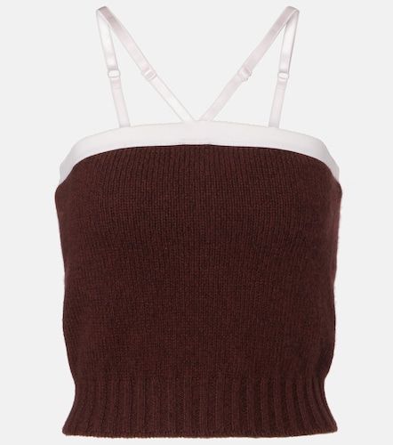 Prada Top in lana e cashmere - Prada - Modalova