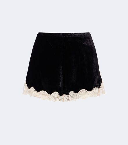Shorts Lealia in velluto con pizzo - Rixo - Modalova