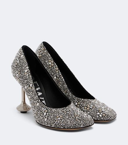 Loewe Toy embellished suede pumps - Loewe - Modalova