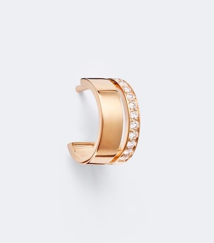 Pendiente de aro individual Berbere de oro rosa de 18 ct con diamantes - Repossi - Modalova