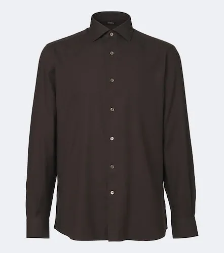 Zegna Camicia in cotone e cashmere - Zegna - Modalova