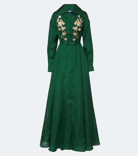 Josephine belted embellished silk gown - Leo Lin - Modalova