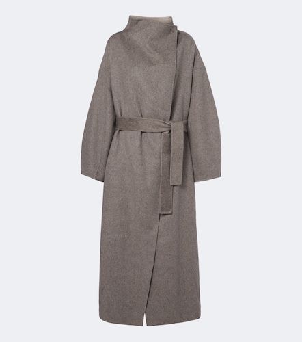 Leroy reversible wool-blend wrap coat - The Frankie Shop - Modalova