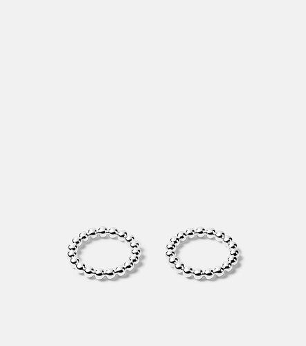 Set Perles aus zwei Serviettenringen, versilbert - Christofle - Modalova