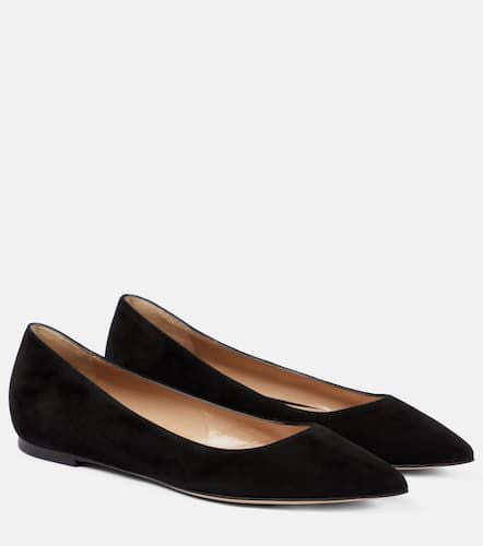 Gianvito suede ballet flats - Gianvito Rossi - Modalova