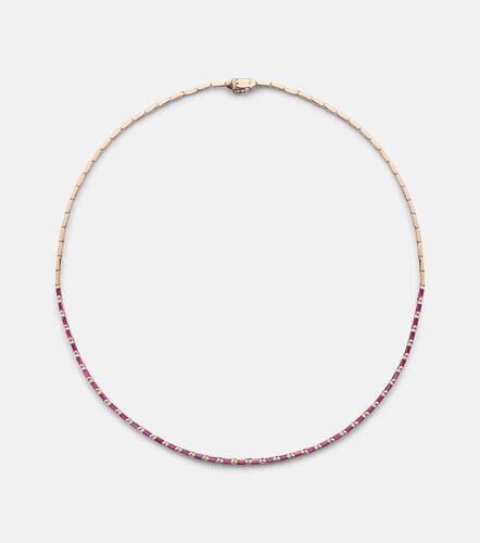 Kt rose gold necklace with rubies - Suzanne Kalan - Modalova