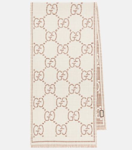 Gucci GG wool-blend jacquard scarf - Gucci - Modalova