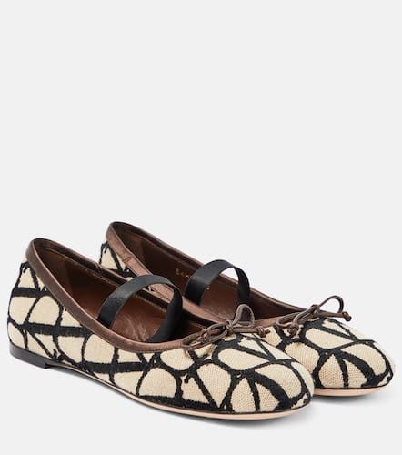 Toile Iconographe ballet flats - Valentino Garavani - Modalova