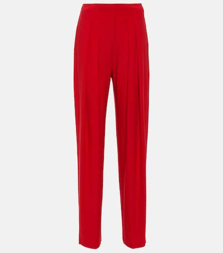 Low-rise pleated tapered pants - Norma Kamali - Modalova