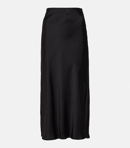 Falda midi de satén - Brunello Cucinelli - Modalova