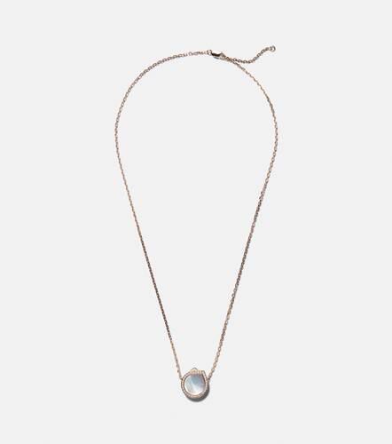 Antifer 18kt rose necklace with mother of pearl and diamonds - Repossi - Modalova