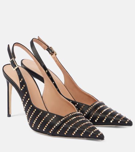 Jazz 90 embellished satin pumps - Malone Souliers - Modalova