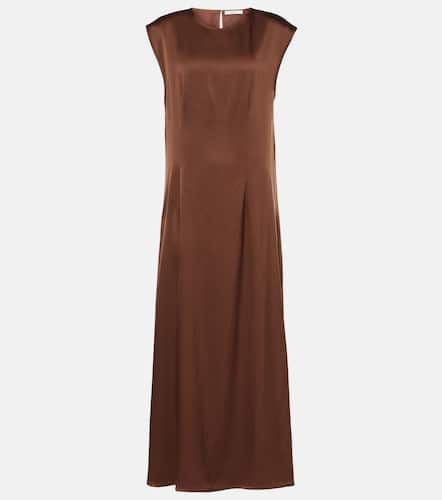 Asceno Rose silk satin maxi dress - Asceno - Modalova