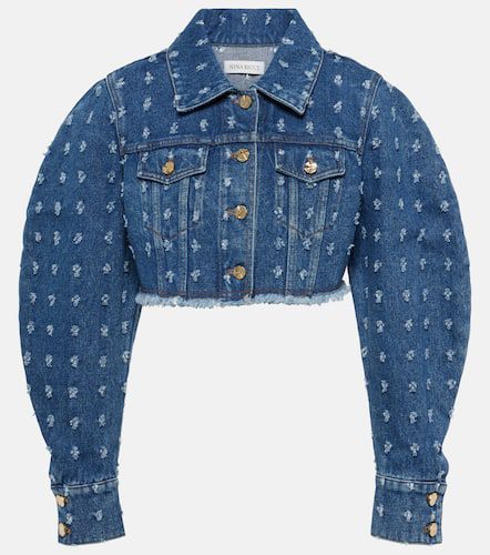 Nina Ricci Cropped denim jacket - Nina Ricci - Modalova