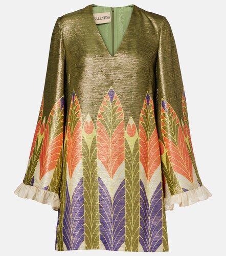 Escape printed silk-blend minidress - Valentino - Modalova