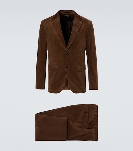 Zegna Abito in velluto a coste - Zegna - Modalova