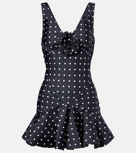 Polka-dot silk twill minidress - Rodarte - Modalova