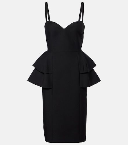 Vestido midi de Crepe Couture a capas - Valentino - Modalova