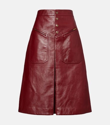 Chloe Leather midi skirt - Chloe - Modalova