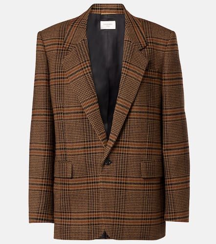 Saint Laurent Checked wool blazer - Saint Laurent - Modalova