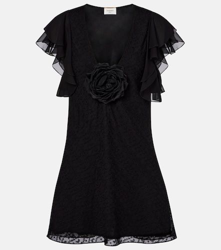 Saint Laurent Besticktes Minikleid - Saint Laurent - Modalova
