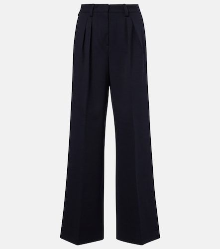 Molo pleated wool and cotton-blend pants - Max Mara - Modalova