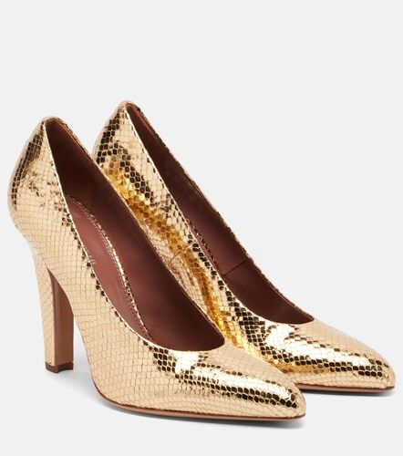Elsa 100 metallic leather pumps - Paris Texas - Modalova