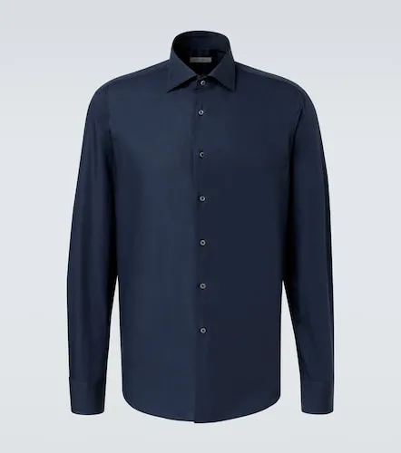 Camicia in popeline di cotone - Canali - Modalova