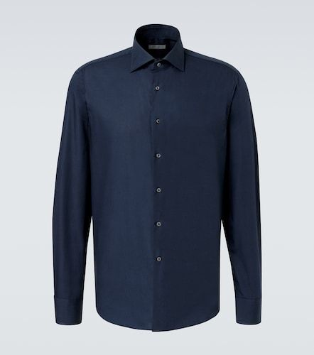 Camisa de popelín de algodón - Canali - Modalova