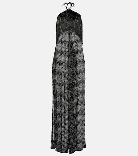 Zigzag fringed lamÃ© jumpsuit - Missoni - Modalova