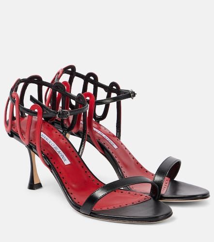 Chafarsan 70 leather sandals - Manolo Blahnik - Modalova