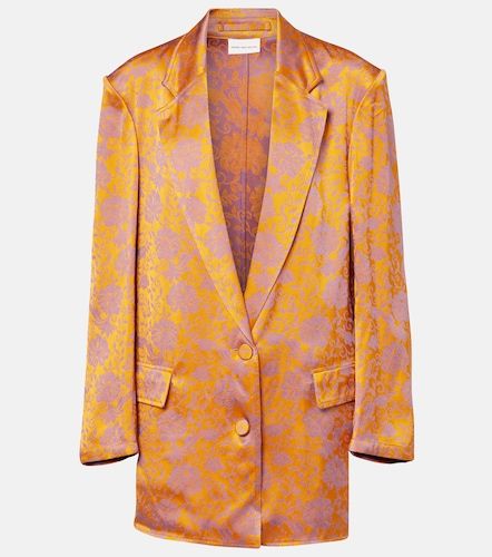 Blazer in jacquard floreale - Dries Van Noten - Modalova