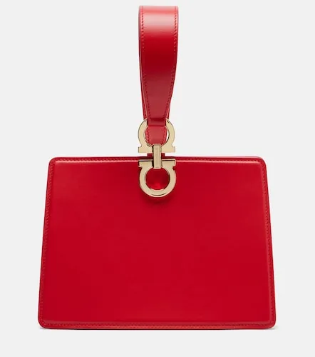 Gancio Mini leather top-handle bag - Ferragamo - Modalova