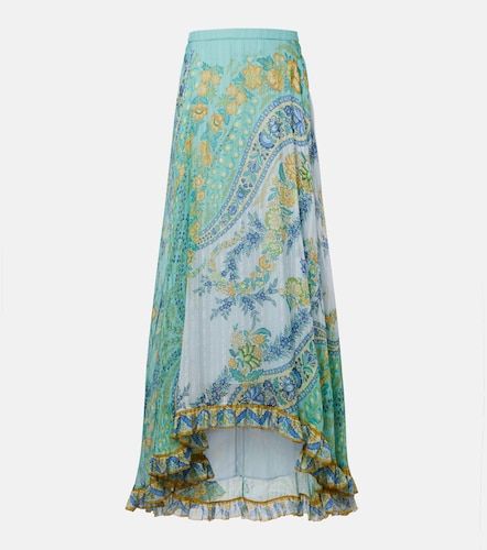Gonna lunga in seta con stampa floreale - Etro - Modalova
