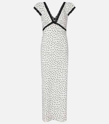 Maxikleid Iggy aus einem Leinengemisch mit Spitze - Rixo - Modalova