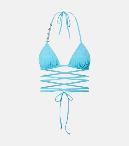 Top de bikini Paula's Ibiza de jacquard - Loewe - Modalova