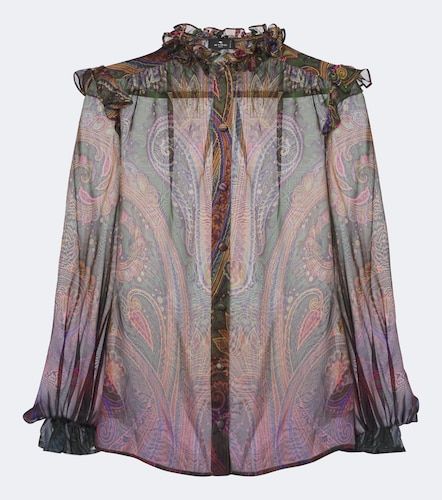 Etro Hemd aus Seidenchiffon - Etro - Modalova