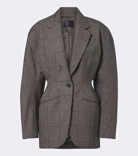 Mugler Oversize Jacke aus Wolle - Mugler - Modalova