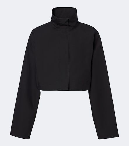 Cropped cotton and silk jacket - Alaia - Modalova