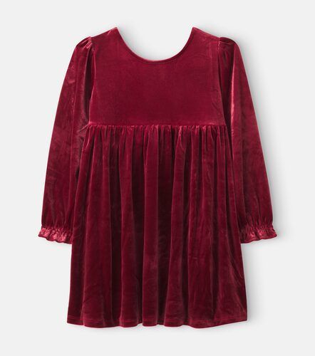 Konges Sløjd Vestido Gia de terciopelo con lazo - Konges Slojd - Modalova